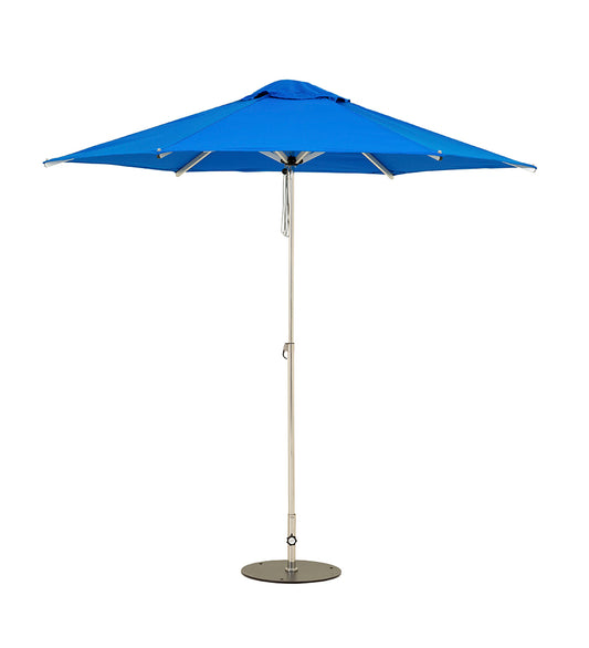 8' Swift Round Center Post Umbrella - Telescopic Pole  -