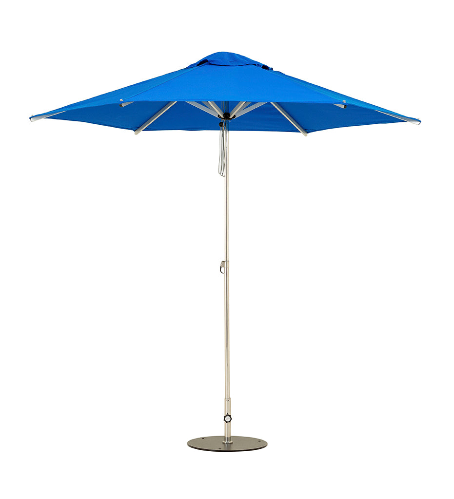 8' Swift Round Center Post Umbrella - Telescopic Pole  -