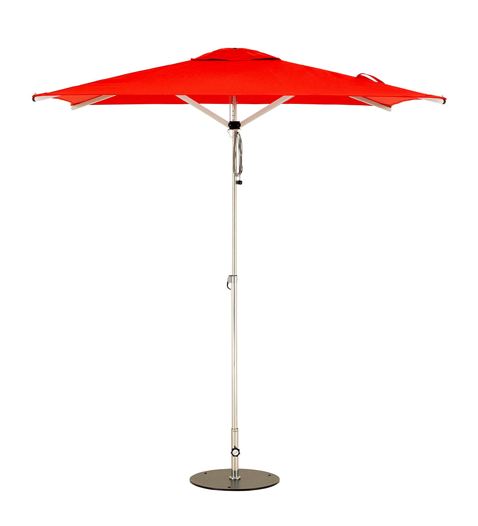 6' Swift Square Center Post Umbrella - Telescopic Pole -