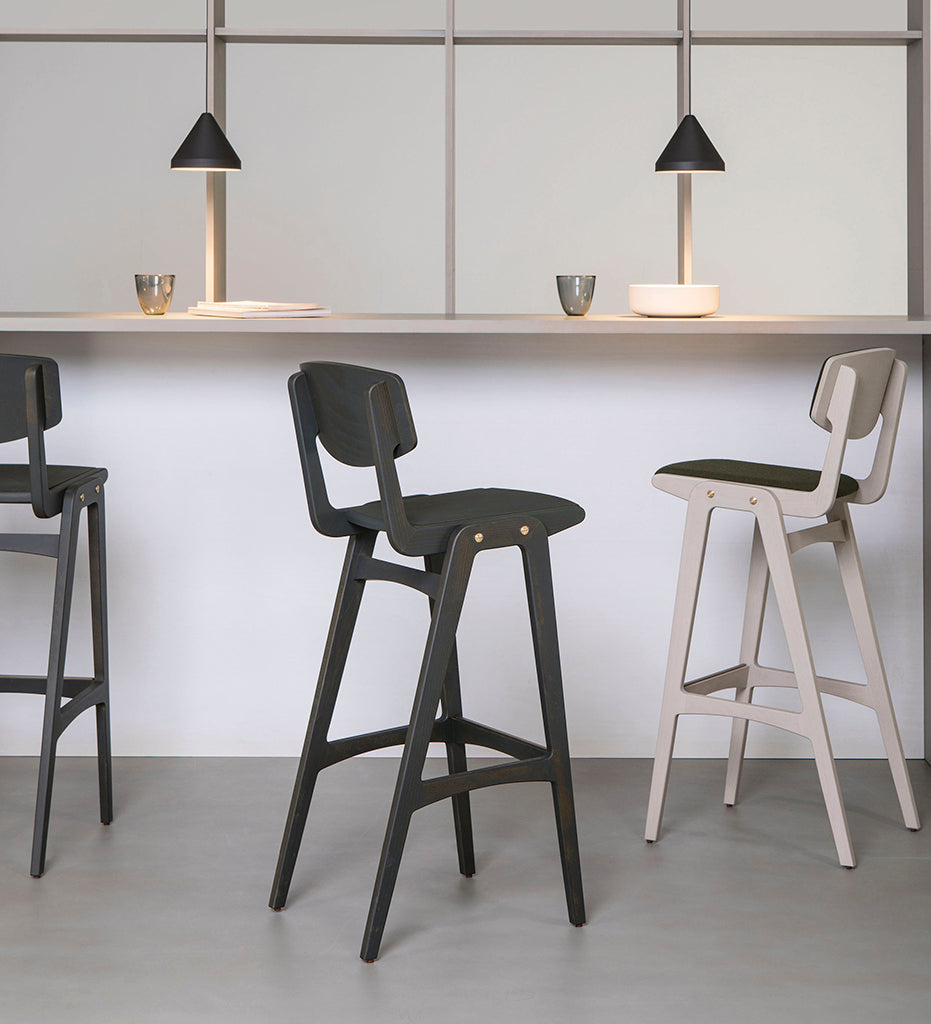 lifestyle, Verges Design Glowr Bar Stool - Upholstered Seat