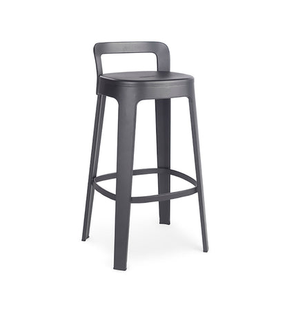 RS Barcelona Ombra Bar Stool - Backrest Black