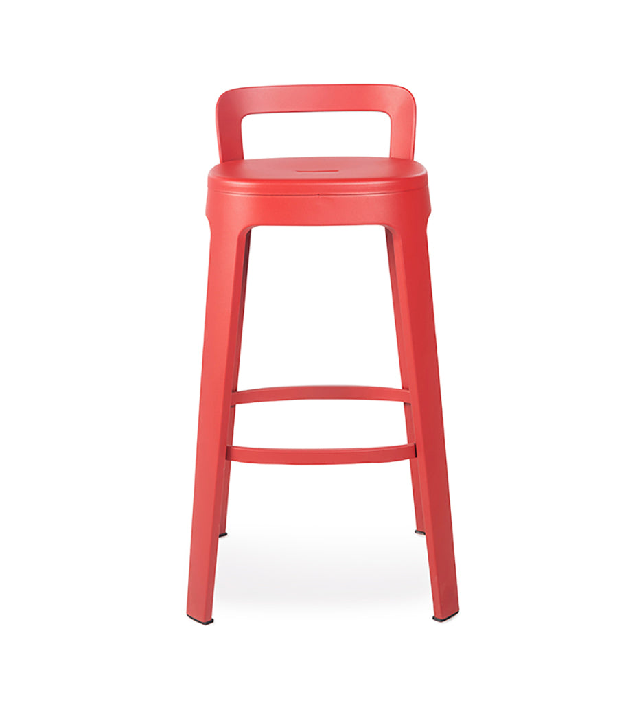 RS Barcelona Ombra Bar Stool - Backrest Red