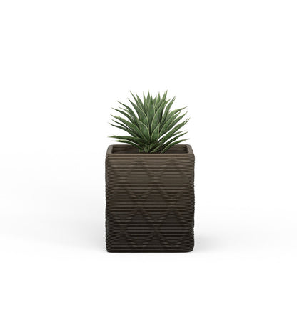 Montara Small Square Planter - Diamond -