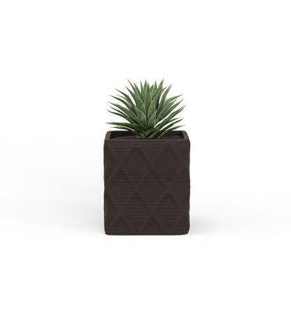 Montara Small Square Planter - Diamond -