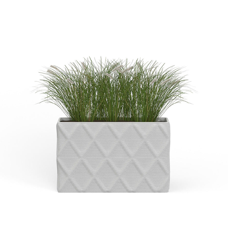 Avila Medium Rectangular Planter - Diamond -