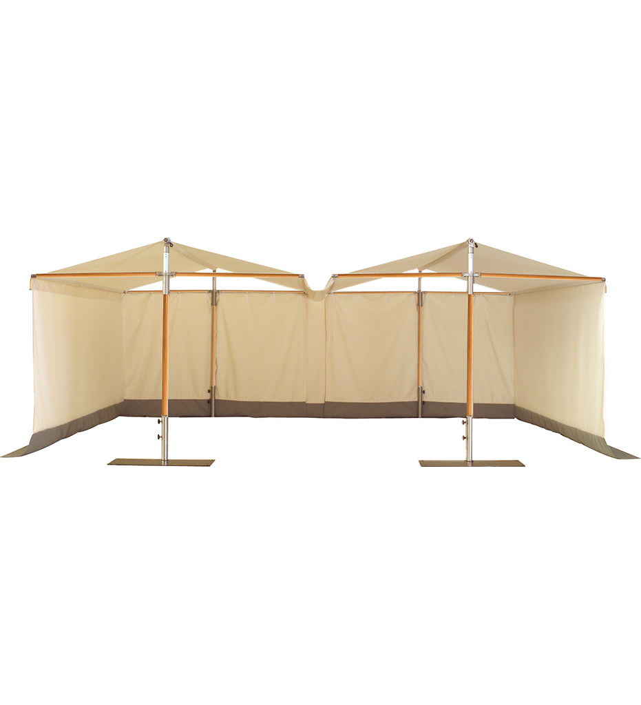 Papillon Dual Post Shade Structure - Eucalyptus -