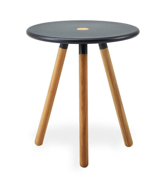 Cane-Line-Area Table / Stool-11009A,image:Lava Grey AL # 11009TAL