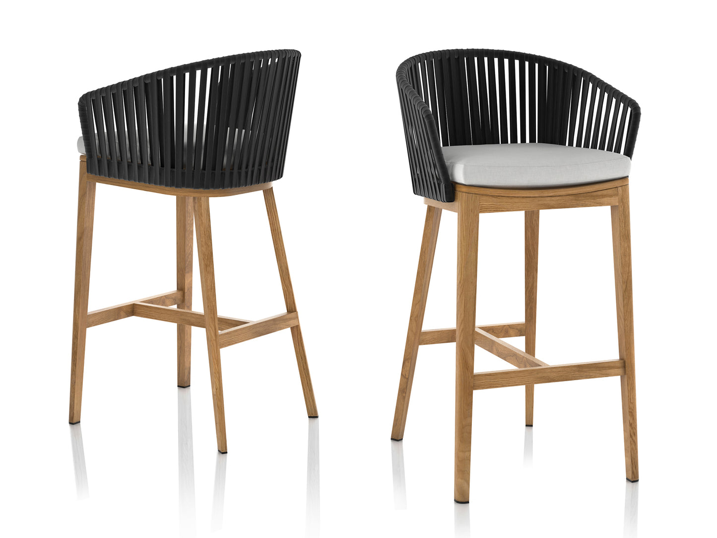 Modulus Teak Bar Stool -