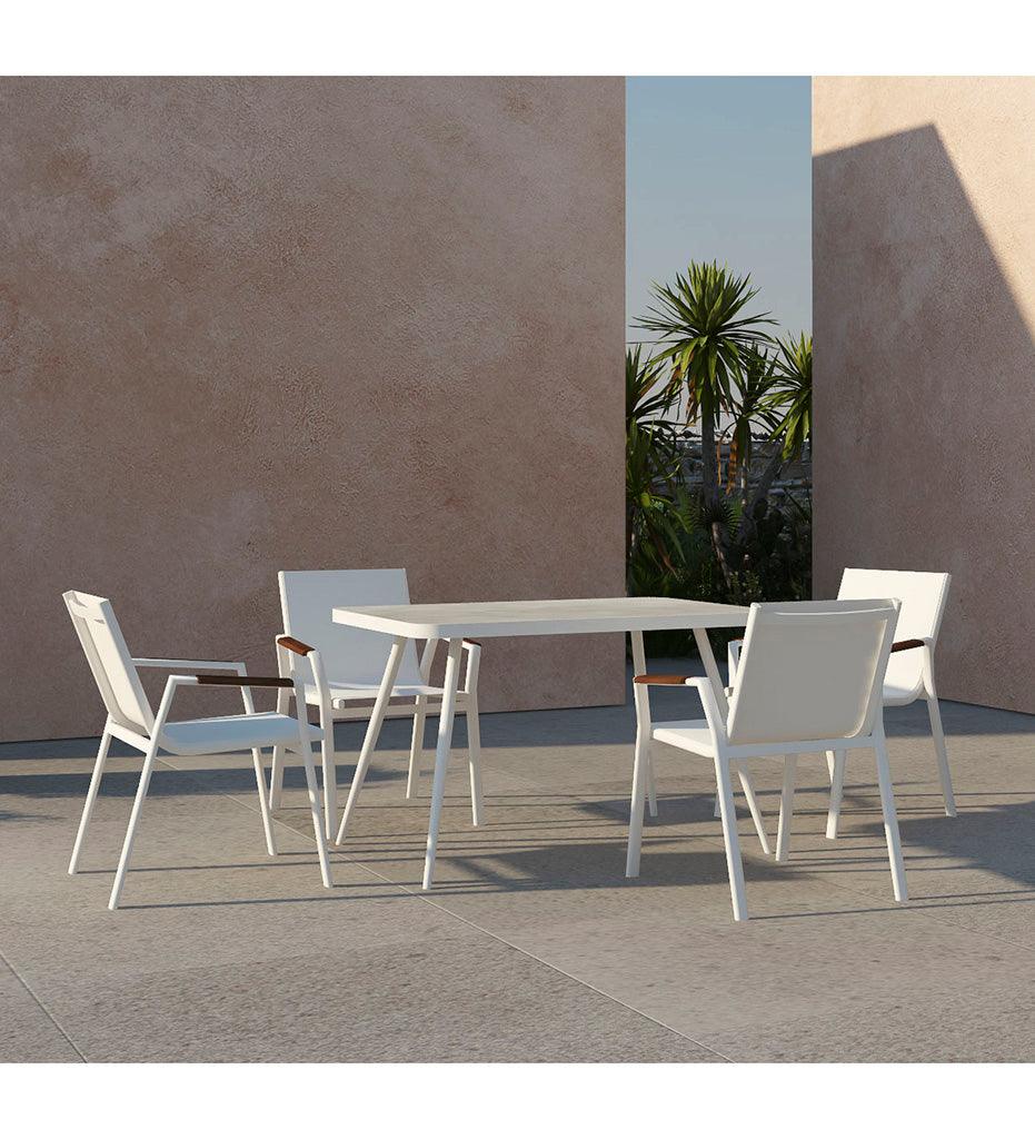 Allred Collaborative - 10DEKA - Gardel Small Square Dining Table - - Gardel Small Square Dining Table - - 600151600-WHT