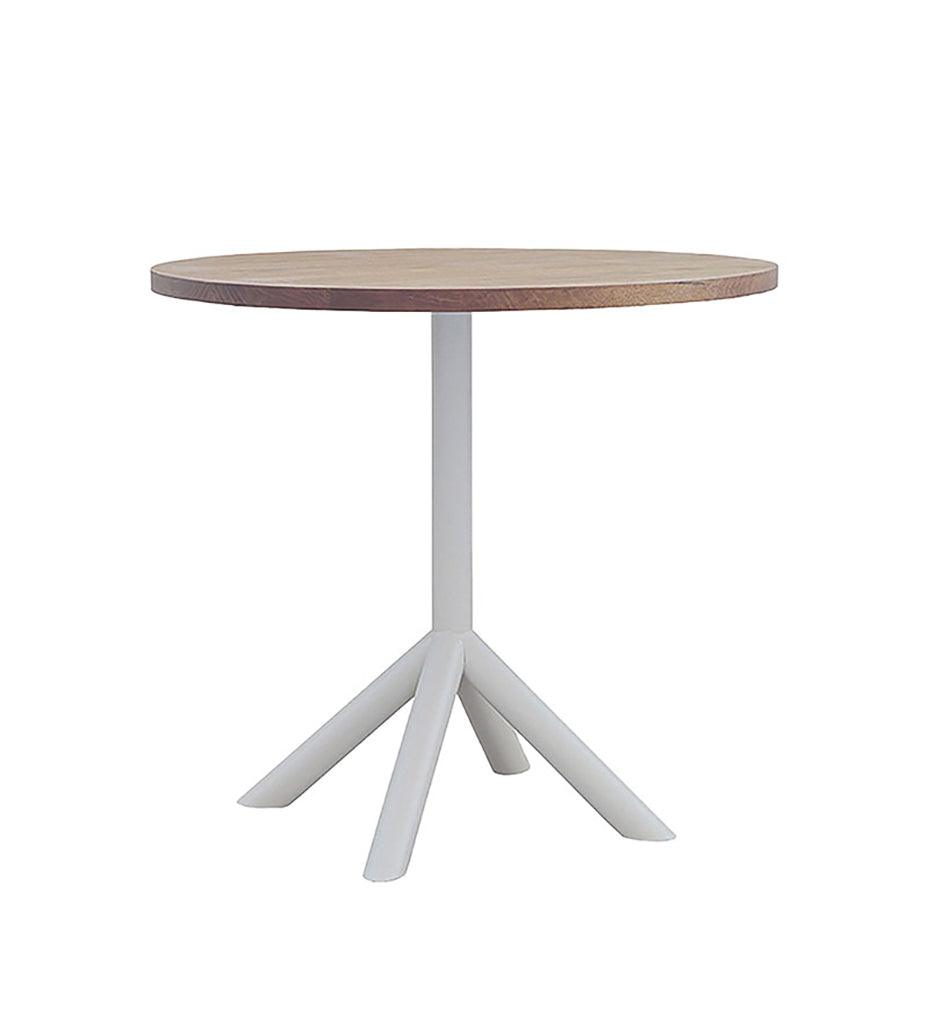 Allred Collaborative - Almeco - Bellina Round Dining Table - - Bellina Round Dining Table - Bellina Round Dining Table - - White Textured 700451700+610337601-RAL9016T