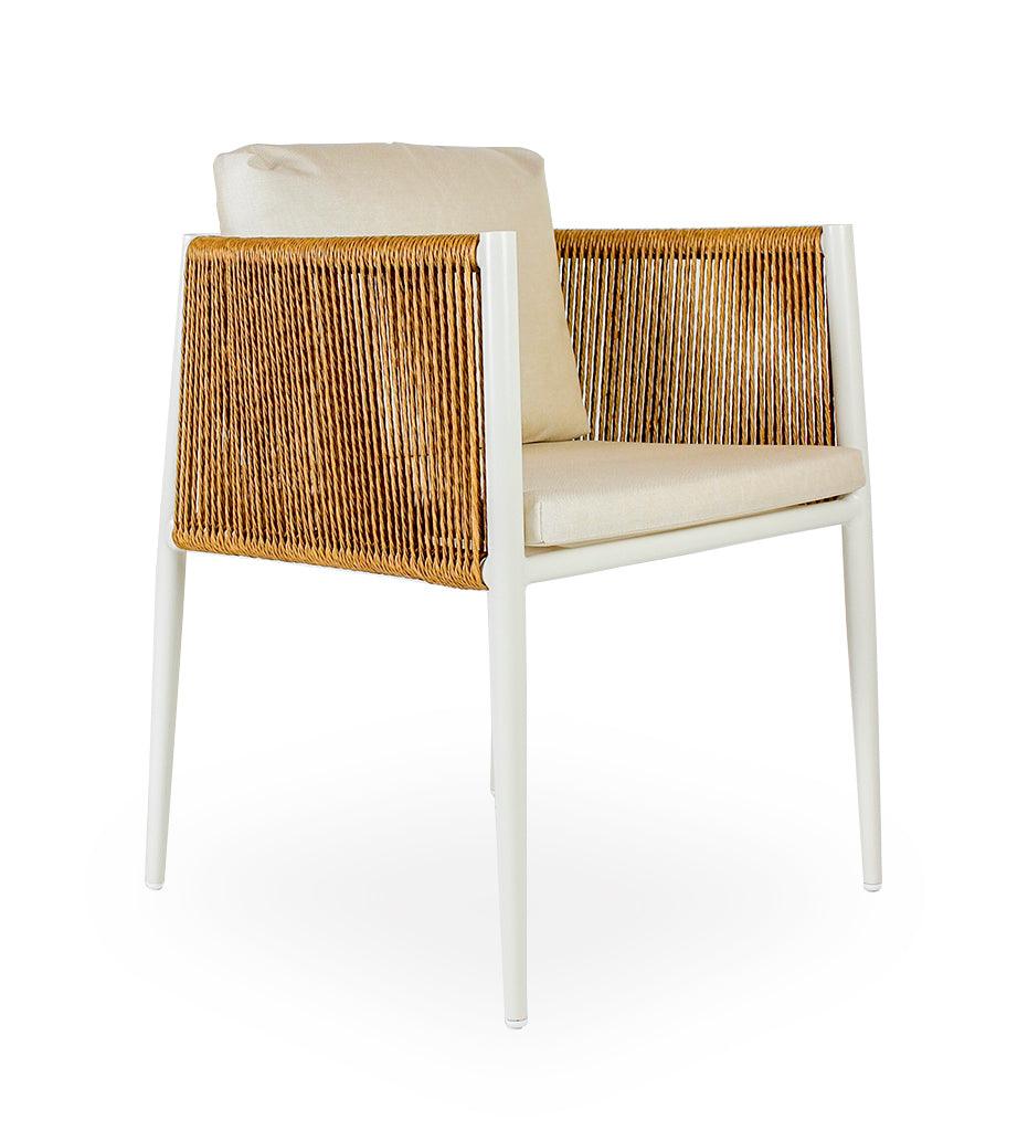 Allred Collaborative - Almeco - Braganca Dining Armchair - - Braganca Dining Armchair - - 205220000-WHT