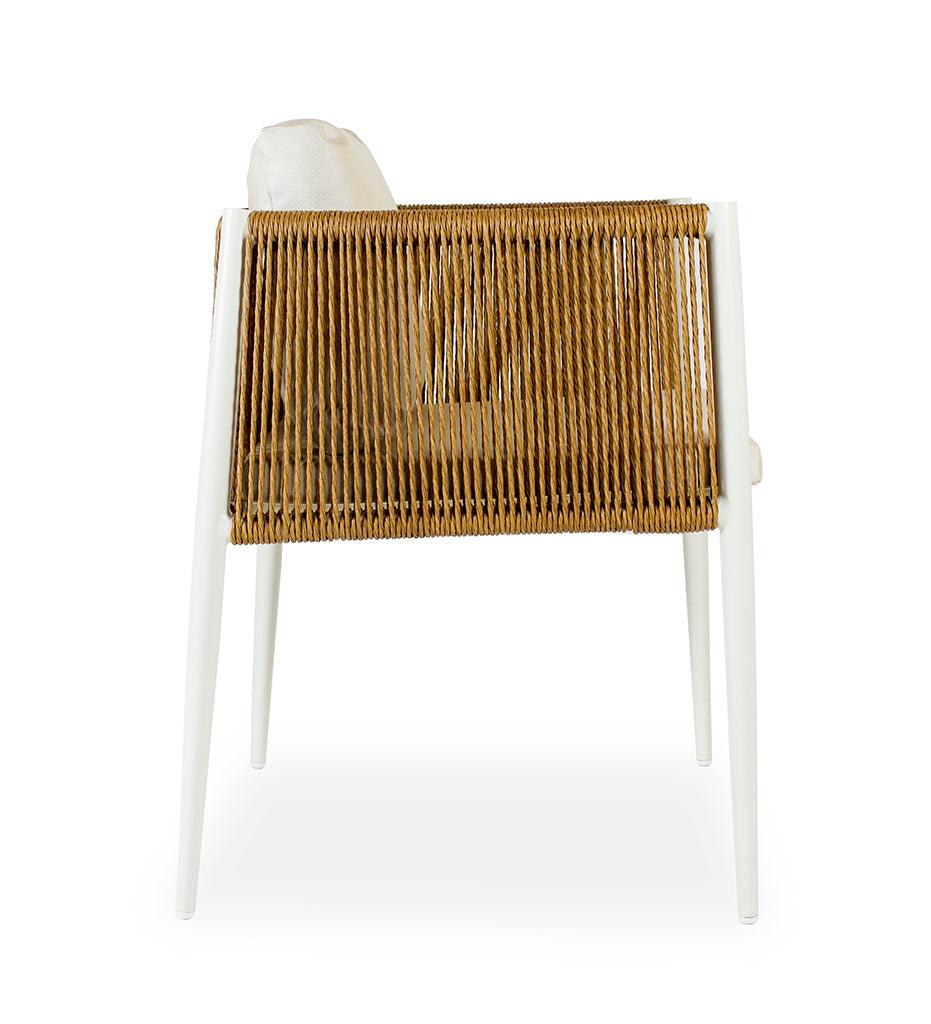 Allred Collaborative - Almeco - Braganca Dining Armchair - - Braganca Dining Armchair - - 205220000-WHT