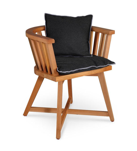 Allred Collaborative - Almeco - Cage Teak Dining Armchair - Cage Teak Dining Armchair - 205222702