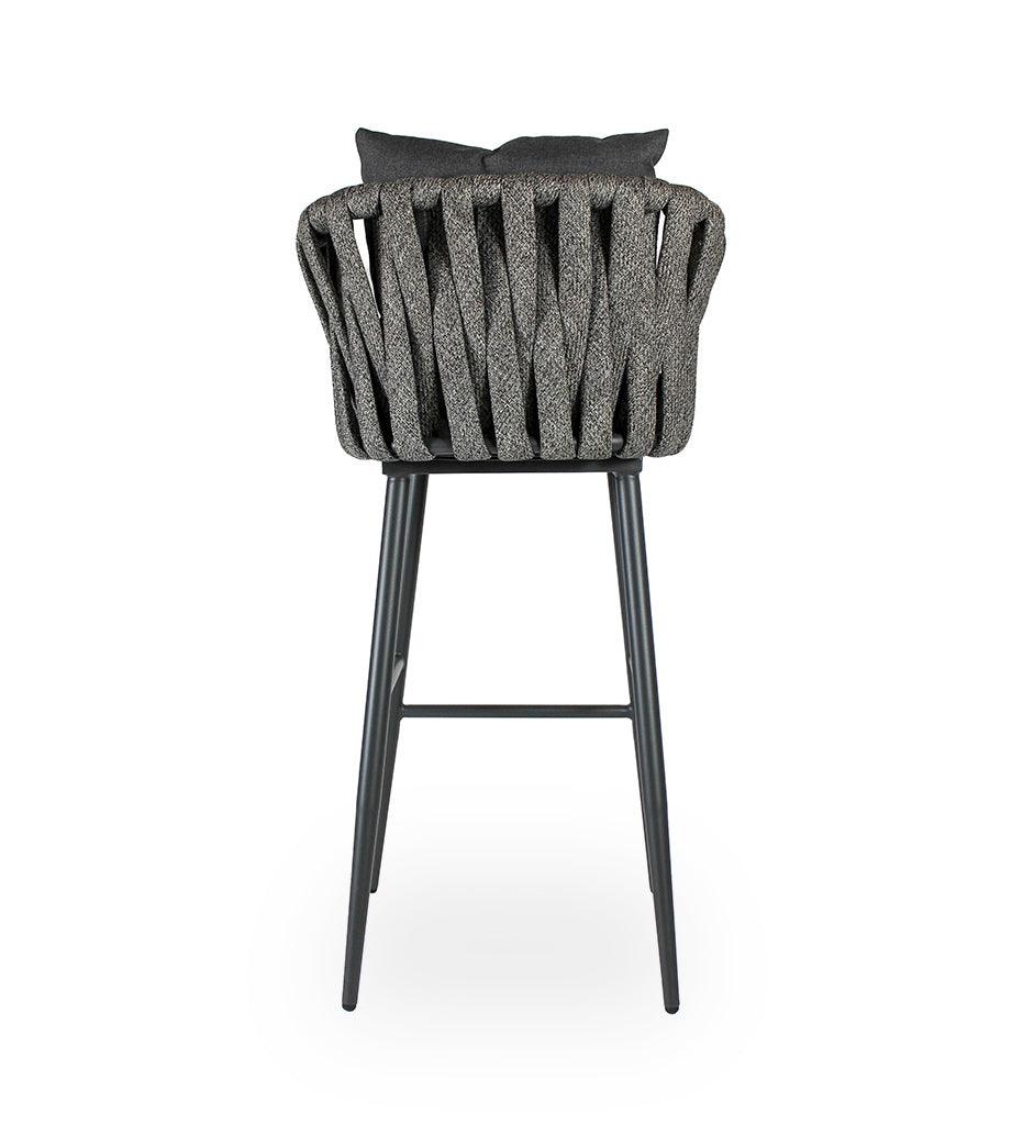 Allred Collaborative - Almeco - La Mer Bar Stool - - La Mer Bar Stool - La Mer Bar Stool - - White Textured 212263900-RAL9016T