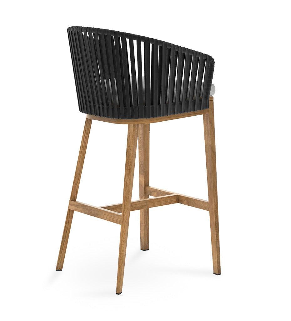 Allred Collaborative - Almeco - Modulus Teak Bar Stool - - Modulus Teak Bar Stool - - 212277603-O200