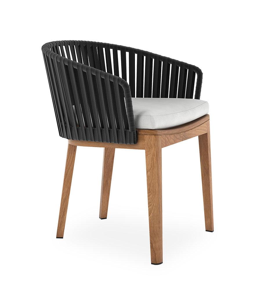 Allred Collaborative - Almeco - Modulus Teak Dining Armchair - - Modulus Teak Dining Armchair - Modulus Teak Dining Armchair - - Oil 200 205277600-O200