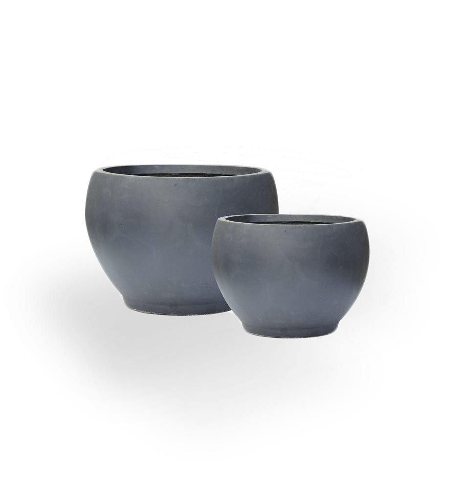 Allred Collaborative - Asian Ceramics - Clayfibre Ball Planter - Large - Clayfibre Ball Planter - Large - 3-644-DC2