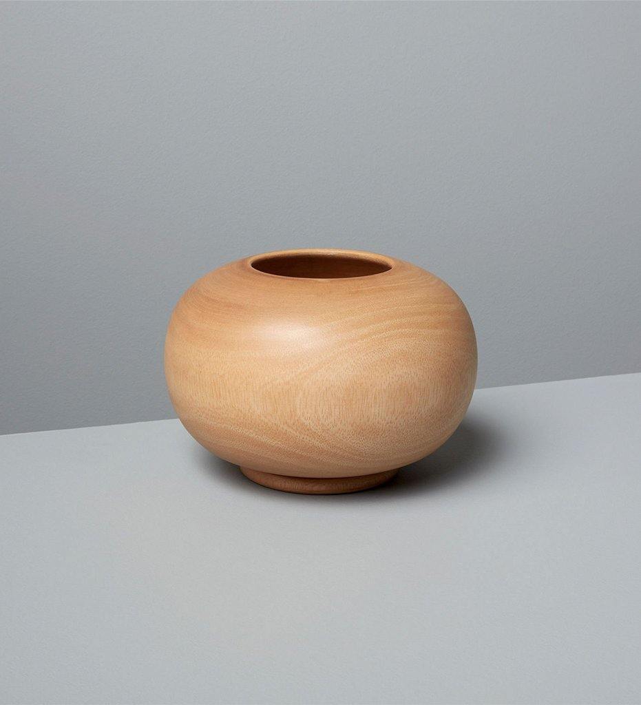 Allred Collaborative - Be Home - Mango Wood Round Vase - Mango Wood Round Vase - 34-80