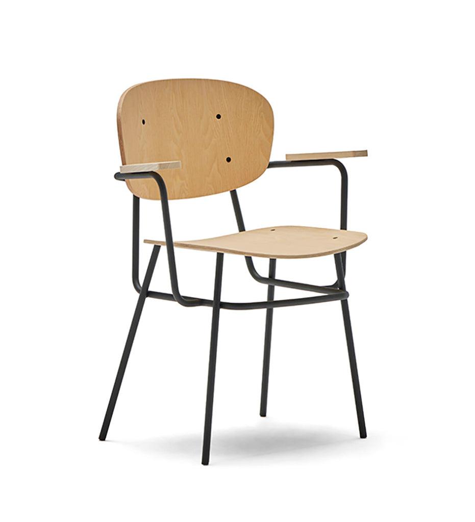 Allred Collaborative - BlascoVila - Fosca Arm Chair - Fosca Arm Chair Fosca Arm Chair - Black Ash BV 200003-BLK