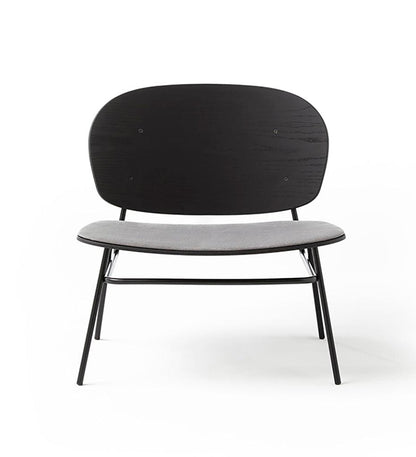 Allred Collaborative - BlascoVila - Fosca Lounge Chair - Upholstered Seat - Fosca Lounge Chair - Upholstered Seat Fosca Lounge Chair - Upholstered Seat - Black Ash BV 200201-BLK