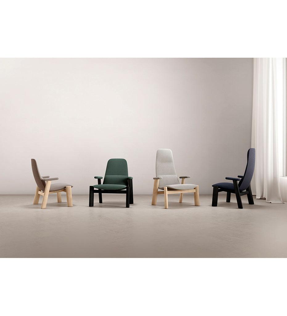 Allred Collaborative - BlascoVila - Koko Low Arm Chair - Koko Low Arm Chair Koko Low Arm Chair - Black Ash BV 220223-BLK