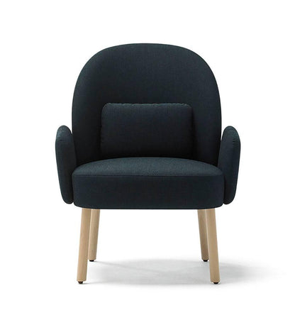 Allred Collaborative - BlascoVila - Pol Low Arm Chair - Pol Low Arm Chair Pol Low Arm Chair - Black Ash BV 270001-BLK