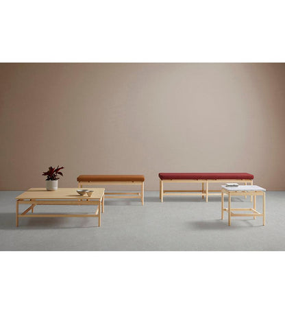 Allred Collaborative - BlascoVila - Rem Rectangular Bench - Large - Rem Rectangular Bench - Large Rem Rectangular Bench - Large - Black Ash BV 301004-BLK