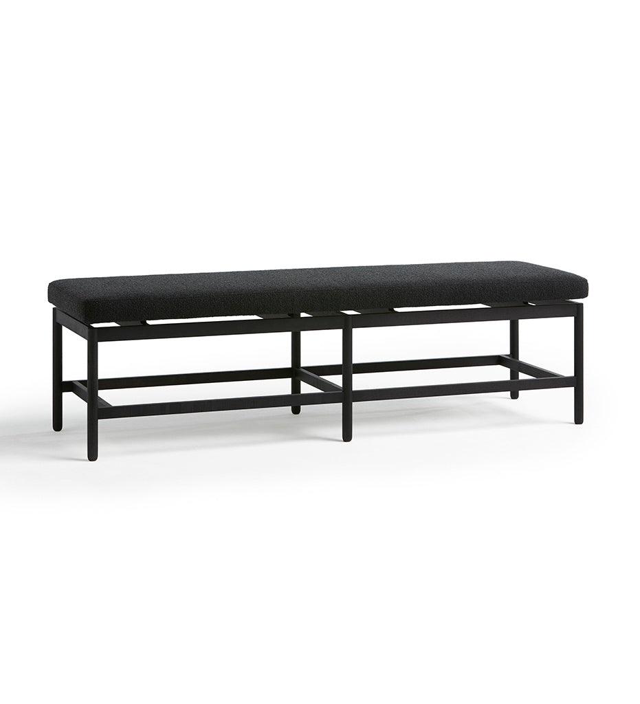 Allred Collaborative - BlascoVila - Rem Rectangular Bench - Large - Rem Rectangular Bench - Large Rem Rectangular Bench - Large - Black Ash BV 301004-BLK