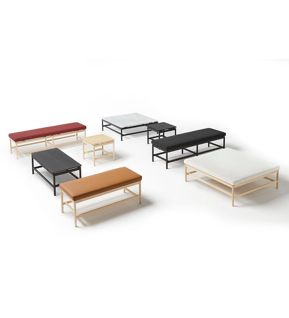 Allred Collaborative - BlascoVila - Rem Square Bench - Small - Rem Square Bench - Small - 301001-BLK