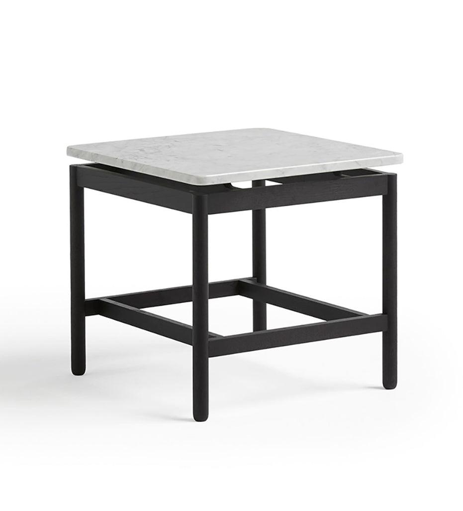 Allred Collaborative - BlascoVila - Rem Square Marble Coffee Table - Small - Rem Square Marble Coffee Table - Small Rem Square Marble Coffee Table - Small - Black Ash / Marquina Marble 302001-Black Ash-Marquina