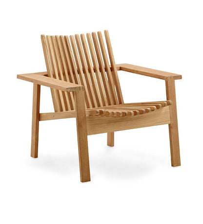 Allred Collaborative - Cane-line - Amaze Lounge Chair - Amaze Lounge Chair Amaze Lounge Chair - Teak CNL 4402T