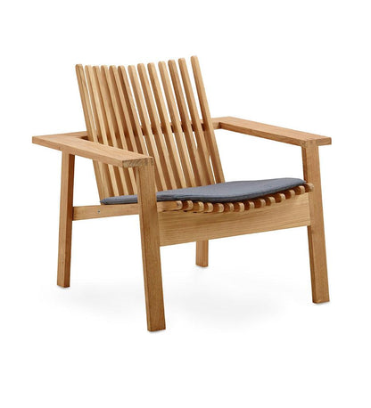 Allred Collaborative - Cane-line - Amaze Lounge Chair - Amaze Lounge Chair Amaze Lounge Chair - Teak CNL 4402T