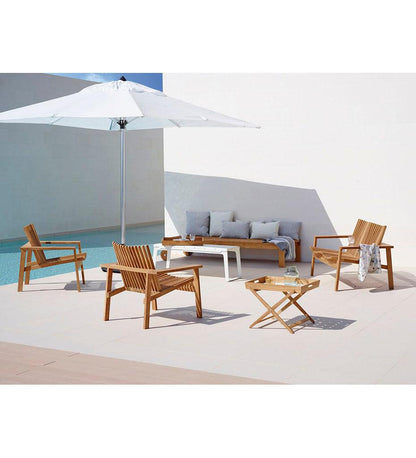 Allred Collaborative - Cane-line - Amaze Lounge Chair - Amaze Lounge Chair Amaze Lounge Chair - Teak CNL 4402T