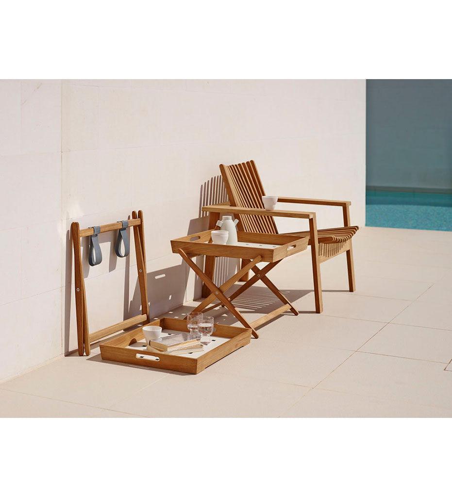 Allred Collaborative - Cane-line - Amaze Lounge Chair - Amaze Lounge Chair Amaze Lounge Chair - Teak CNL 4402T