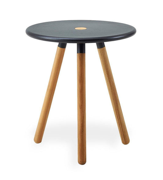 Allred Collaborative - Cane-line - Area Stool / Table - Area Stool / Table Area Stool / Table - Lava Grey AL 11009TAL