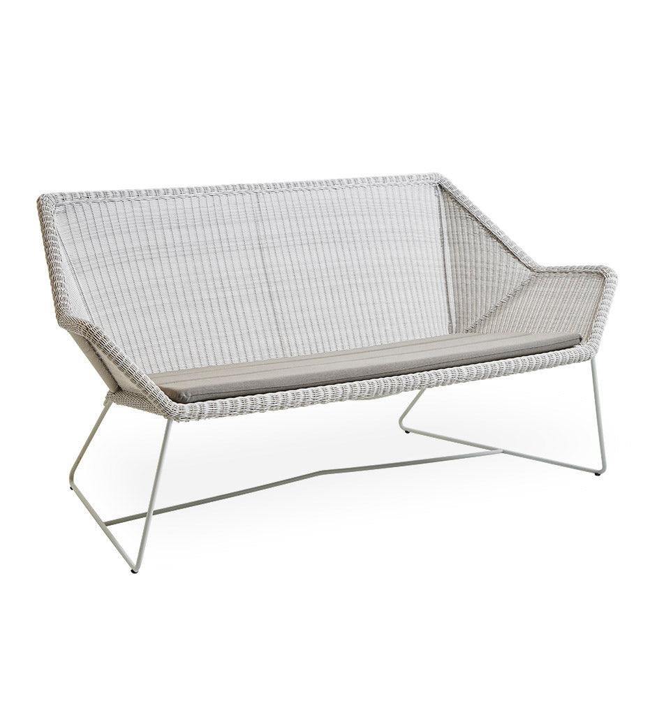 Allred Collaborative - Cane-line - Breeze 2-Seater Sofa - Breeze 2-Seater Sofa Breeze 2-Seater Sofa - Light Grey Weave LI 5567LI