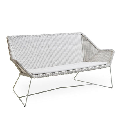 Allred Collaborative - Cane-line - Breeze 2-Seater Sofa - Breeze 2-Seater Sofa Breeze 2-Seater Sofa - Light Grey Weave LI 5567LI