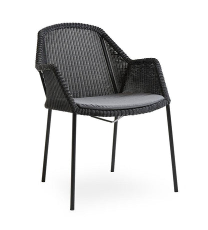 Allred Collaborative - Cane-line - Breeze Dining Chair - Stackable - Breeze Dining Chair - Stackable Breeze Dining Chair - Stackable - Black Weave LS 5464LS