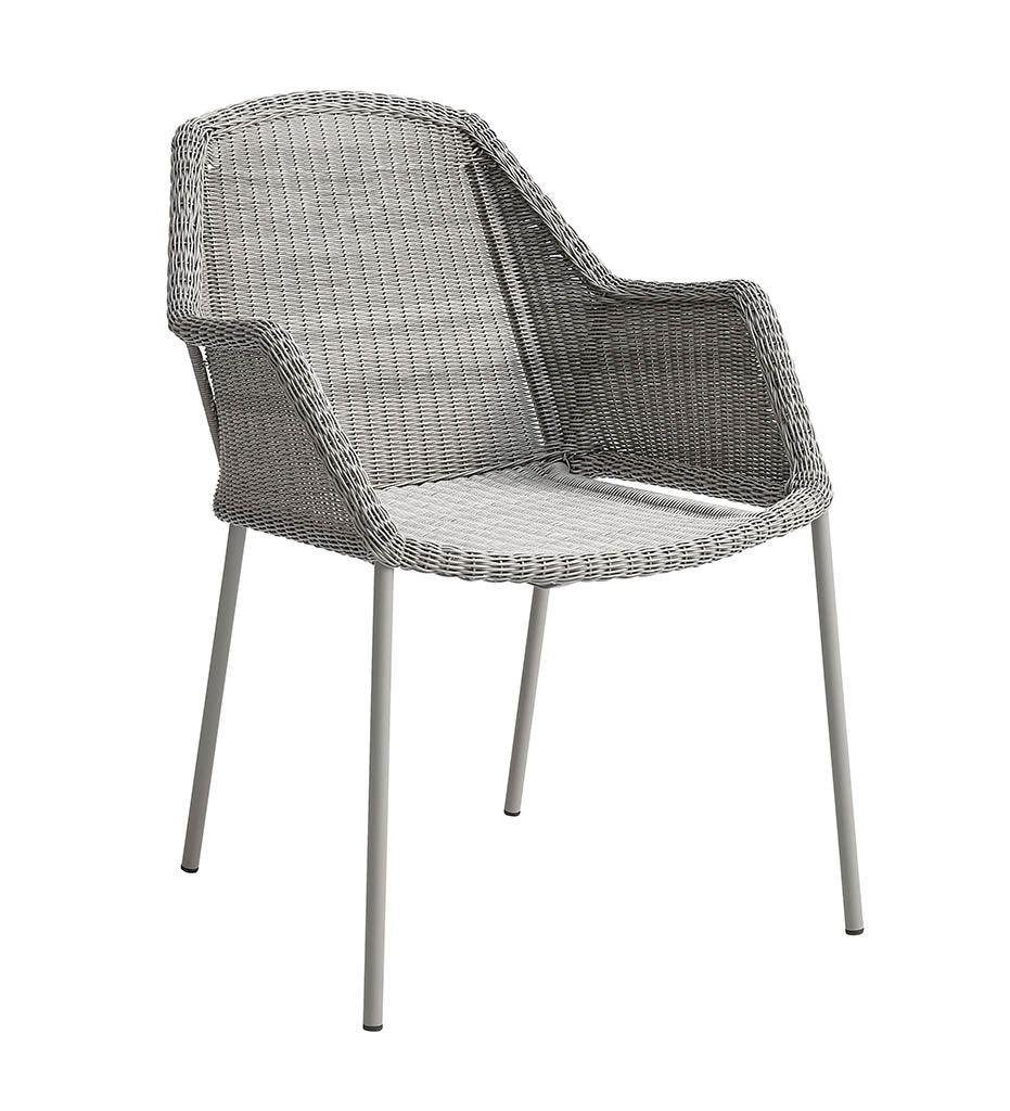 Allred Collaborative - Cane-line - Breeze Dining Chair - Stackable - Breeze Dining Chair - Stackable Breeze Dining Chair - Stackable - Taupe Weave LT 5464LT