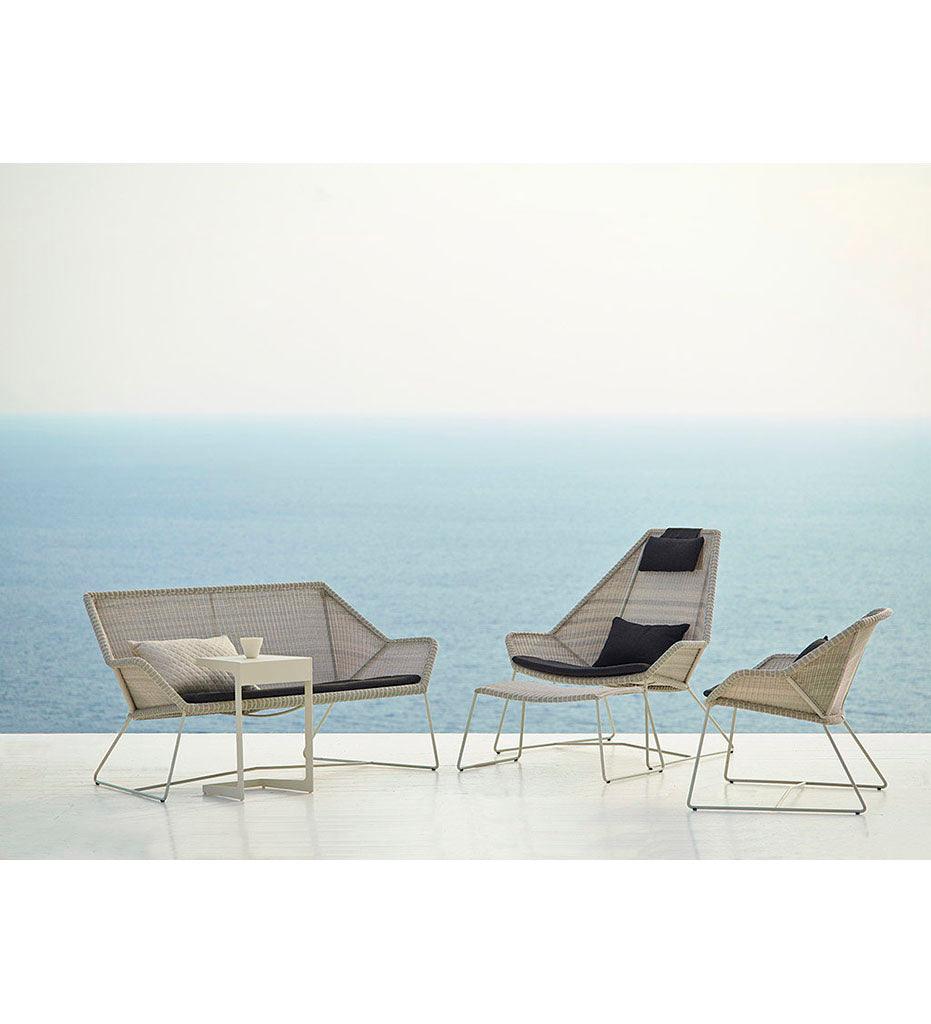 Allred Collaborative - Cane-line - Breeze Lounge Chair - Breeze Lounge Chair Breeze Lounge Chair - Black Weave LS 5468LS