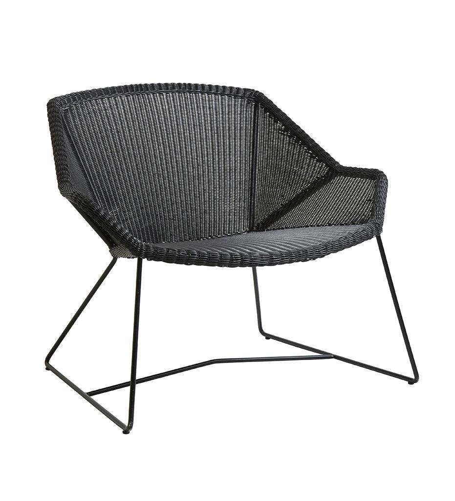 Allred Collaborative - Cane-line - Breeze Lounge Chair - Breeze Lounge Chair Breeze Lounge Chair - Black Weave LS 5468LS