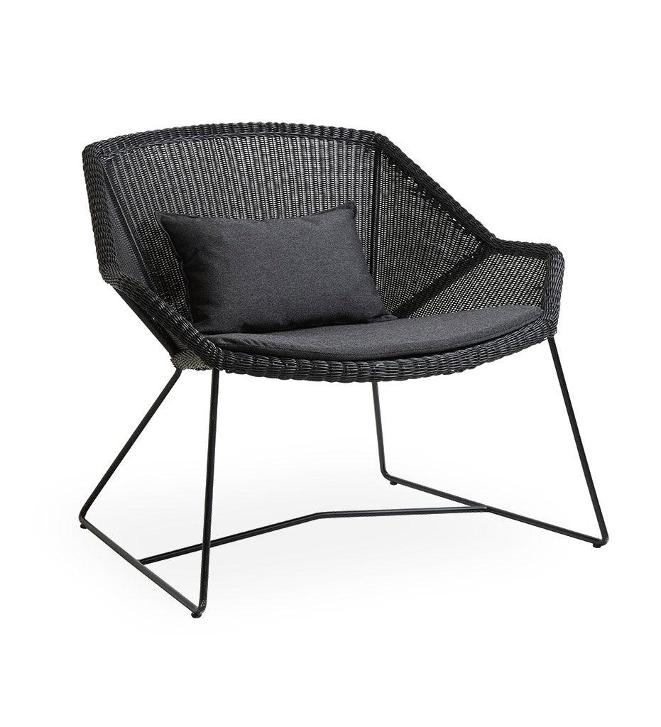 Allred Collaborative - Cane-line - Breeze Lounge Chair - Breeze Lounge Chair Breeze Lounge Chair - Black Weave LS 5468LS