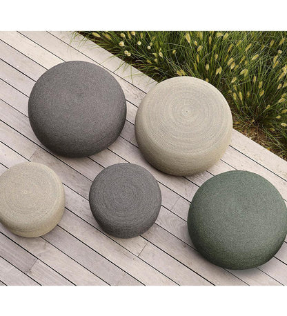 Allred Collaborative - Cane-line - Circle Footstool - Small Conic - Circle Footstool - Small Conic Circle Footstool - Small Conic - Dark Grey PP RODG 8330RODG