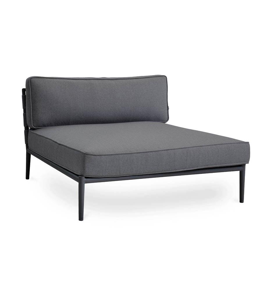 Allred Collaborative - Cane-line - Conic Daybed - Conic Daybed Conic Daybed - Grey-Grey Airtouch AITG 8538AITG