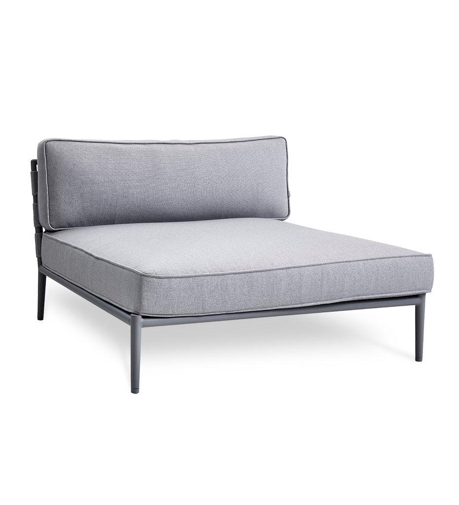 Allred Collaborative - Cane-line - Conic Daybed - Conic Daybed Conic Daybed - Light Grey-Light Grey AirTouch AITL 8538AITL