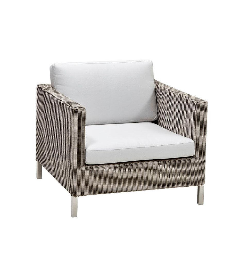 Allred Collaborative - Cane-line - Connect Lounge Chair - Connect Lounge Chair Connect Lounge Chair - Taupe Weave T 5499T