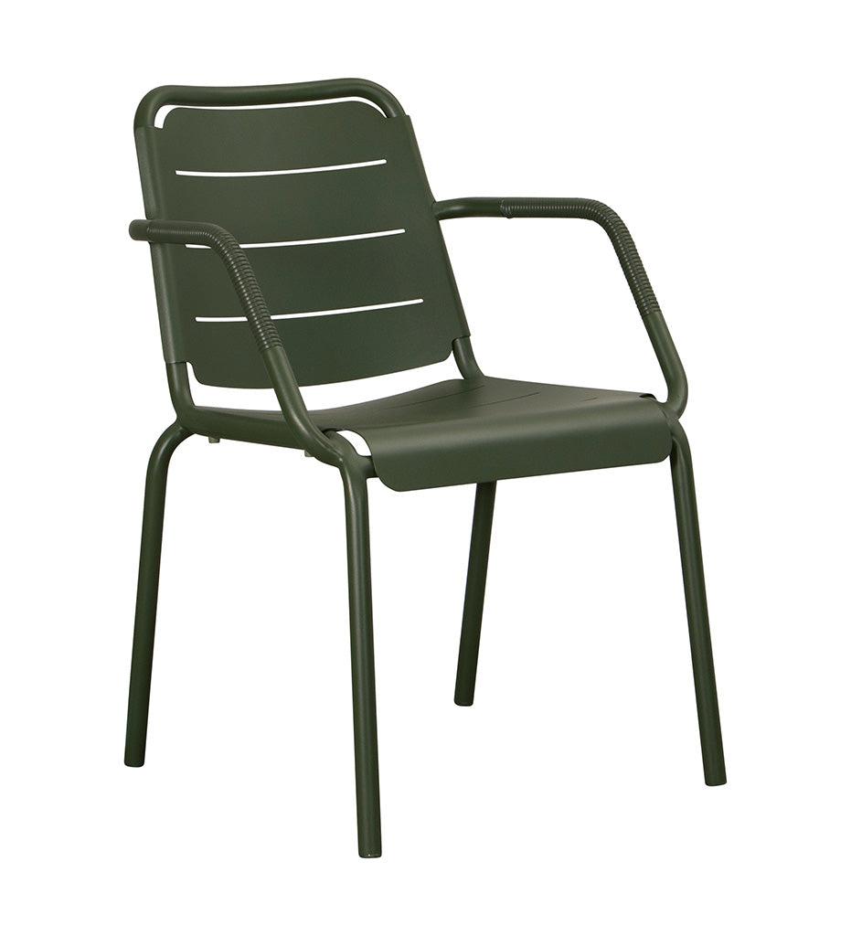 Allred Collaborative - Cane-line - Copenhagen Arm Chair - Copenhagen Arm Chair Copenhagen Arm Chair - Dark Green ADG 11443ADG