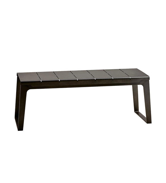 Allred Collaborative - Cane-line - Copenhagen Bench - Copenhagen Bench Copenhagen Bench - Teak-Lava Grey AL 11520AL