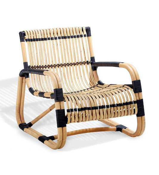 Allred Collaborative - Cane-line - Curve Lounge Chair - Indoor - Curve Lounge Chair - Indoor - 7402RUS