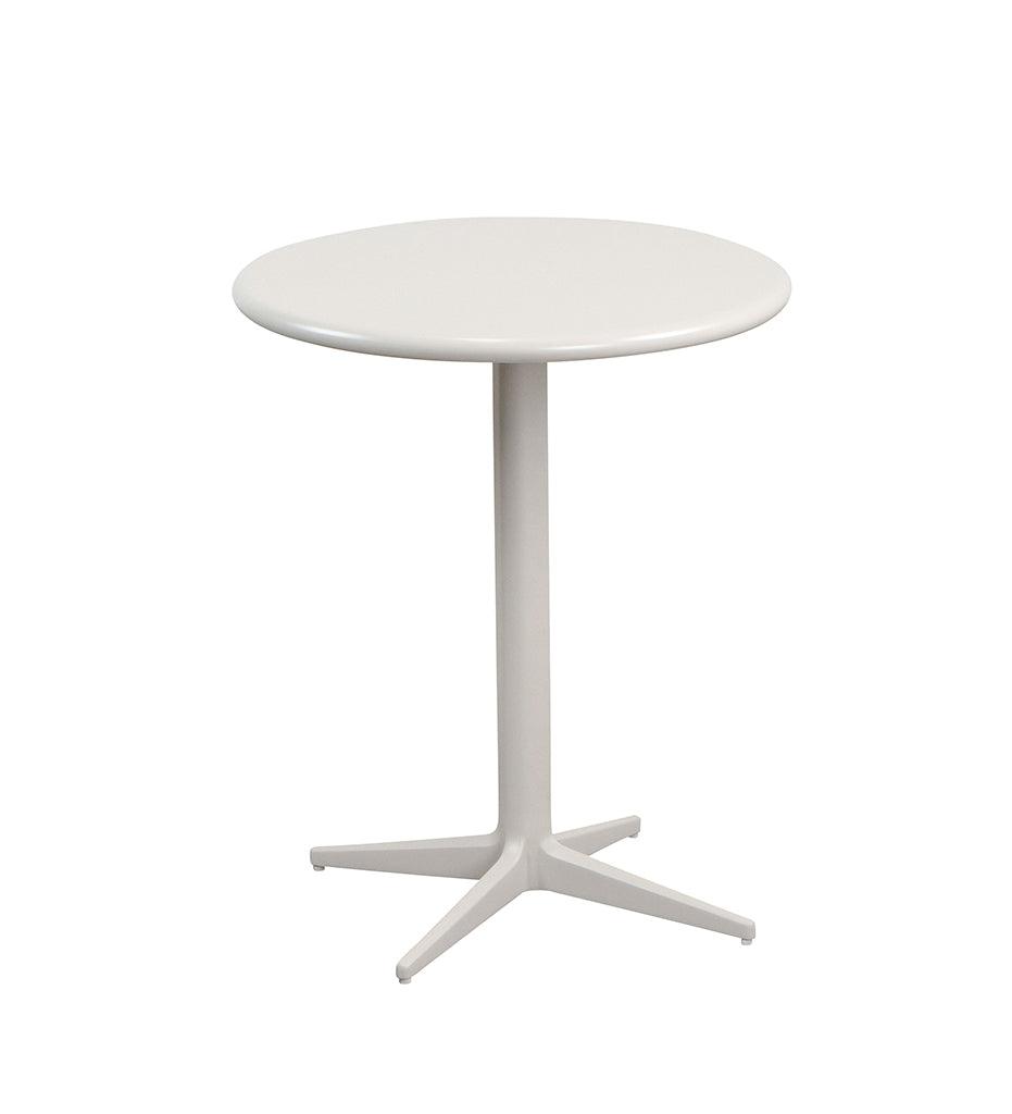 Allred Collaborative - Cane-line - Drop Cafe Table Base - Round Tops - Drop Cafe Table Base - Round Tops Drop Cafe Table Base - Round Tops - Lava Grey AL 50400AL